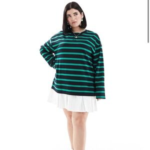 Size 20 ASOS Curve Tennis Shirt Dress